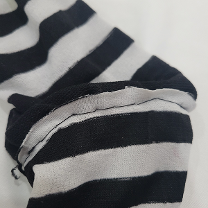 When I was first attempting a backstitch, and I later realized that I wasn’t stitching correctly, and didn’t give myself enough thread to do the job.