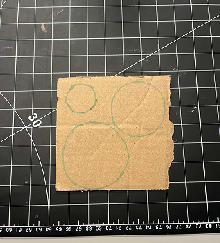 Here, we wanted to test out our gear idea we had researched, and we created simple shapes to represent the gears